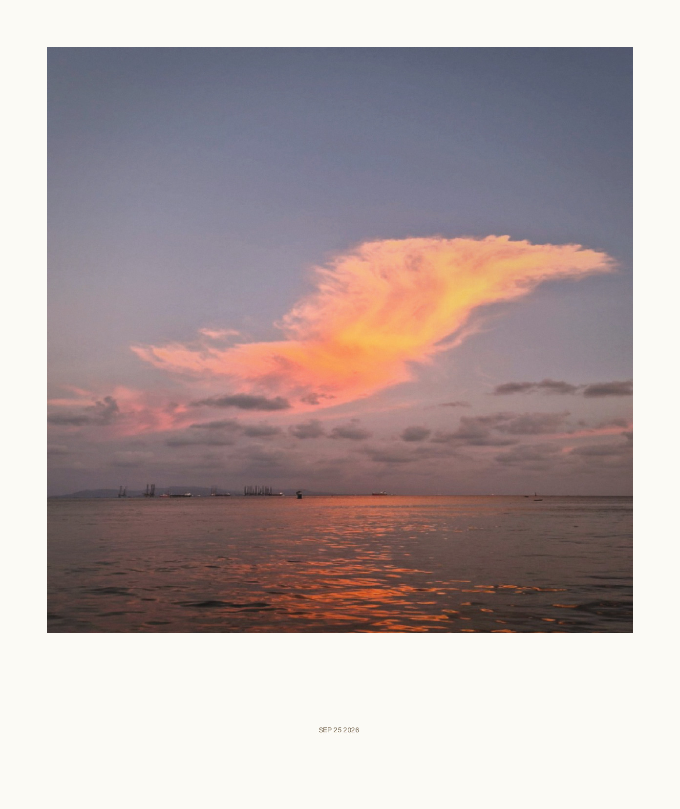GoldenHour Instant Polaroid Frame