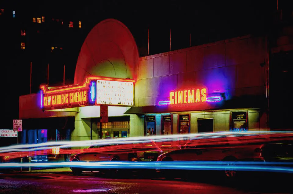 CineStill 800T look rendered in GoldenHour